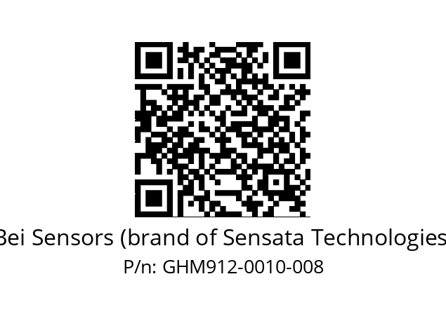  GHM9_12//5G59//00010//G3R020// Bei Sensors (brand of Sensata Technologies) GHM912-0010-008