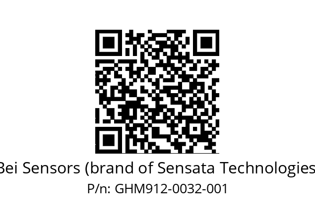  GHM9_12//5G59//00032//G6R// Bei Sensors (brand of Sensata Technologies) GHM912-0032-001