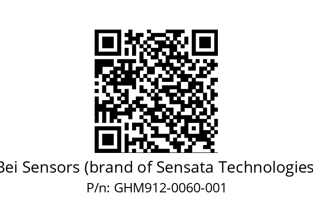  GHM9_12//5G59//00060//G3A020// Bei Sensors (brand of Sensata Technologies) GHM912-0060-001