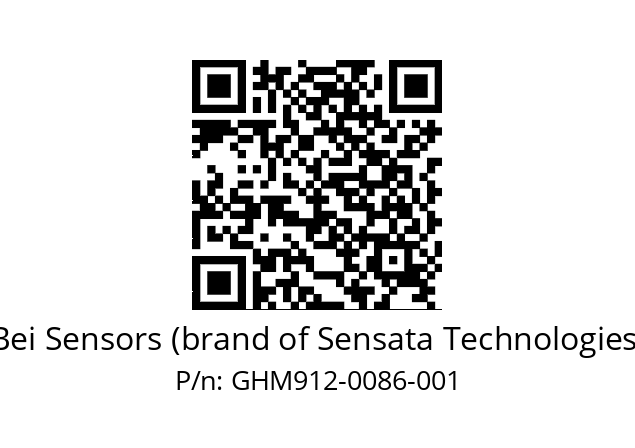  GHM9_12//3G37//00086//G3R020// Bei Sensors (brand of Sensata Technologies) GHM912-0086-001