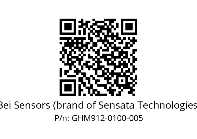  GHM9_12//5G59//00100//G3A020// Bei Sensors (brand of Sensata Technologies) GHM912-0100-005