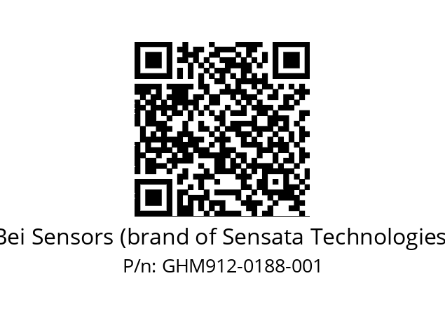  GHM9_12//5G57//00188//G6A// Bei Sensors (brand of Sensata Technologies) GHM912-0188-001