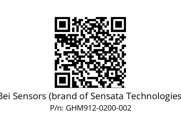  GHM9_12//5G59//00200//G6A// Bei Sensors (brand of Sensata Technologies) GHM912-0200-002