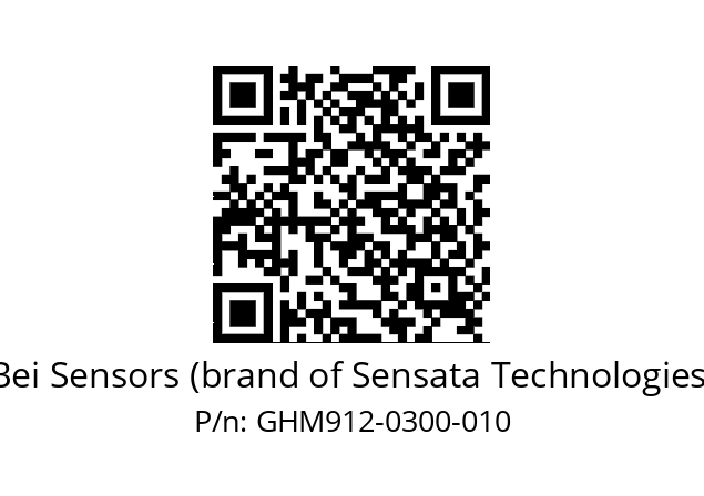  GHM9_12//5G57//00300//G3R030// Bei Sensors (brand of Sensata Technologies) GHM912-0300-010