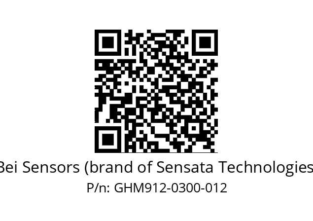  GHM9_12//5G59//00300//G3R050// Bei Sensors (brand of Sensata Technologies) GHM912-0300-012