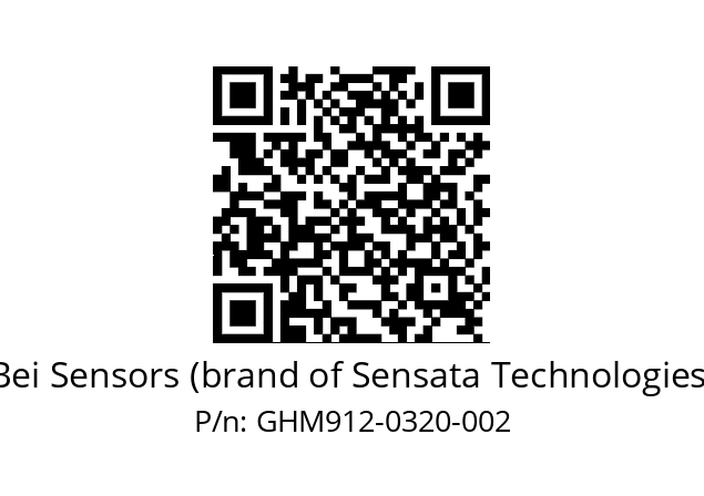  GHM9_12//5G57//00320//G6R// Bei Sensors (brand of Sensata Technologies) GHM912-0320-002