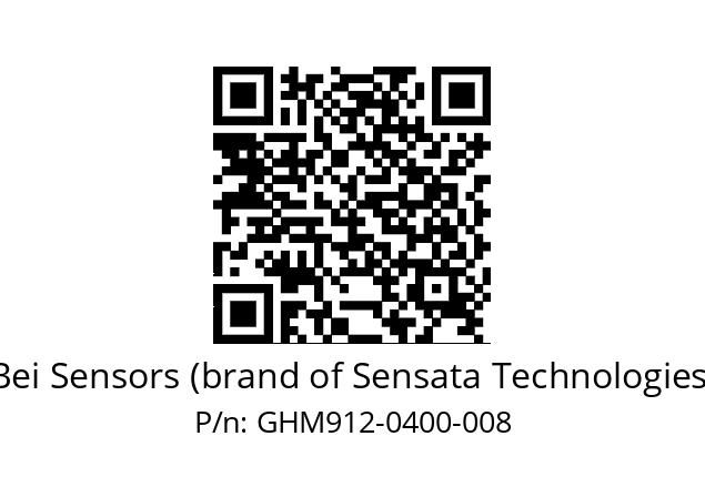  GHM9_12//5GT9//00400//G3R020// Bei Sensors (brand of Sensata Technologies) GHM912-0400-008