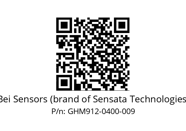  GHM9_12//3G37//00400//G6R// Bei Sensors (brand of Sensata Technologies) GHM912-0400-009