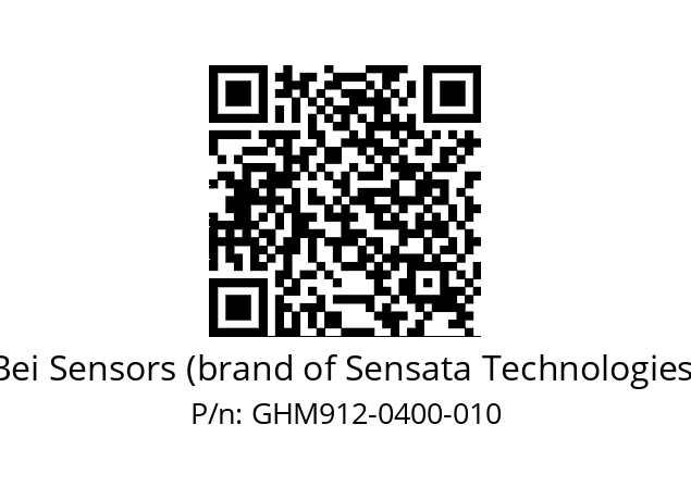  GHM9_12//5G57//00400//G6A// Bei Sensors (brand of Sensata Technologies) GHM912-0400-010