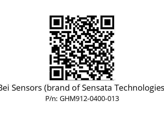  GHM9_12//5G5A//00400//G6R// Bei Sensors (brand of Sensata Technologies) GHM912-0400-013