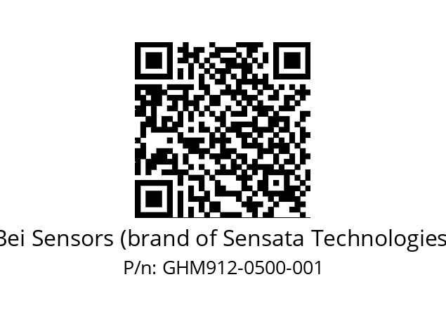  GHM9_12//5G59//00500//G3A020// Bei Sensors (brand of Sensata Technologies) GHM912-0500-001