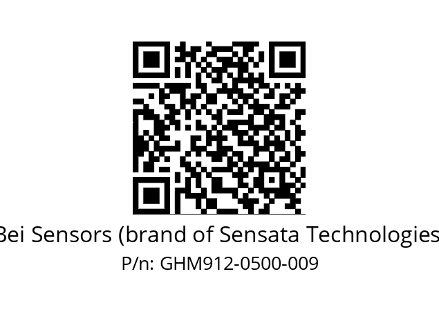  GHM9_12//3G37//00500//G3R020// Bei Sensors (brand of Sensata Technologies) GHM912-0500-009