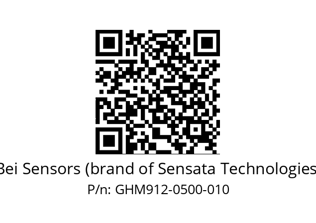  GHM9_12//2G29//00500//G6R// Bei Sensors (brand of Sensata Technologies) GHM912-0500-010