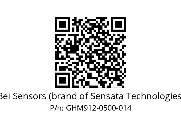  GHM9_12//5G57//00500//G3A020// Bei Sensors (brand of Sensata Technologies) GHM912-0500-014