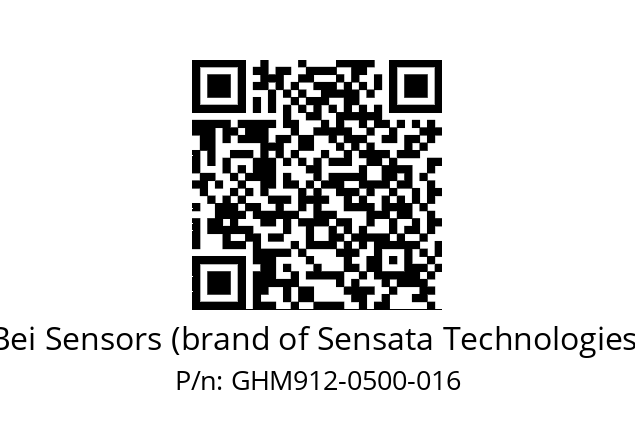  GHM9_12//5G59//00500//G5R// Bei Sensors (brand of Sensata Technologies) GHM912-0500-016