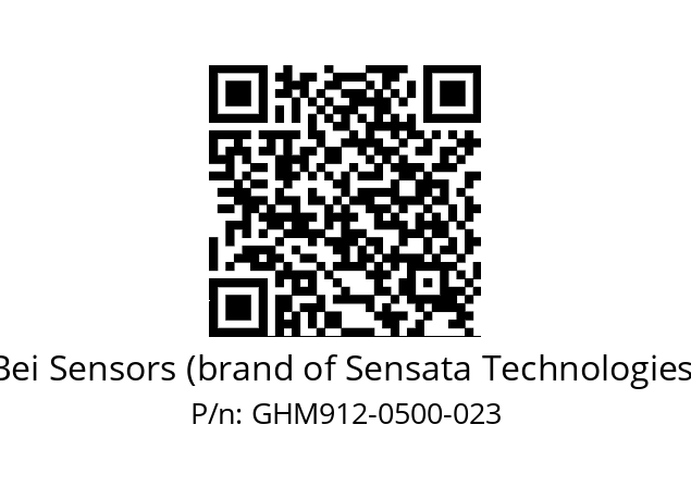  GHM9_12//5G57//00500//G3R020// Bei Sensors (brand of Sensata Technologies) GHM912-0500-023