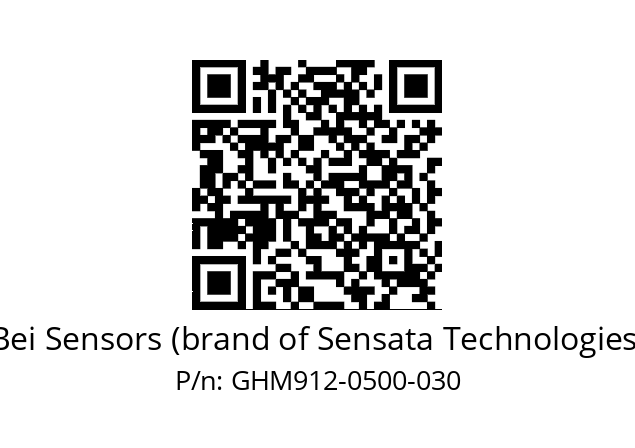  GHM9_12//5GT9//00500//G3R020// Bei Sensors (brand of Sensata Technologies) GHM912-0500-030