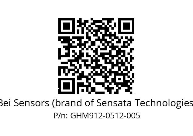  GHM9_12//5G57//00512//G6R// Bei Sensors (brand of Sensata Technologies) GHM912-0512-005