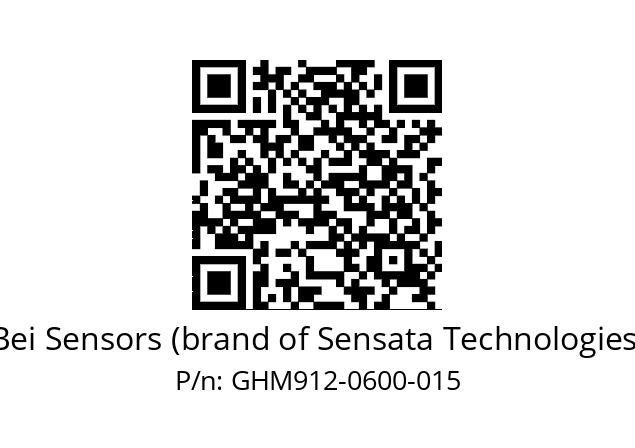  GHM9_12//3GC7//00600//K6A// Bei Sensors (brand of Sensata Technologies) GHM912-0600-015