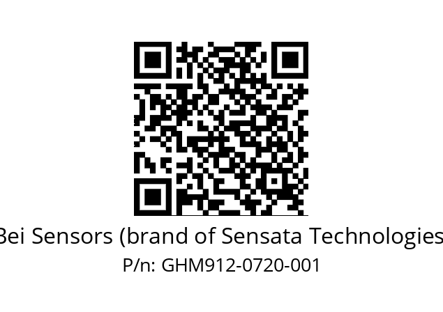  GHM9_12//5G59//00720//G6R// Bei Sensors (brand of Sensata Technologies) GHM912-0720-001