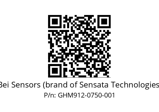  GHM9_12//3G3A//00750//G6A// Bei Sensors (brand of Sensata Technologies) GHM912-0750-001