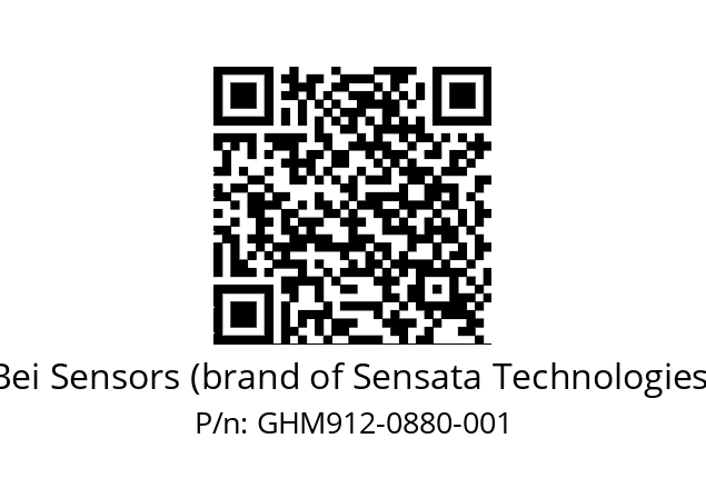  GHM9_12//5G57//00880//GBR// Bei Sensors (brand of Sensata Technologies) GHM912-0880-001