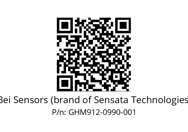  GHM9_12//5G57//00990//G6R// Bei Sensors (brand of Sensata Technologies) GHM912-0990-001