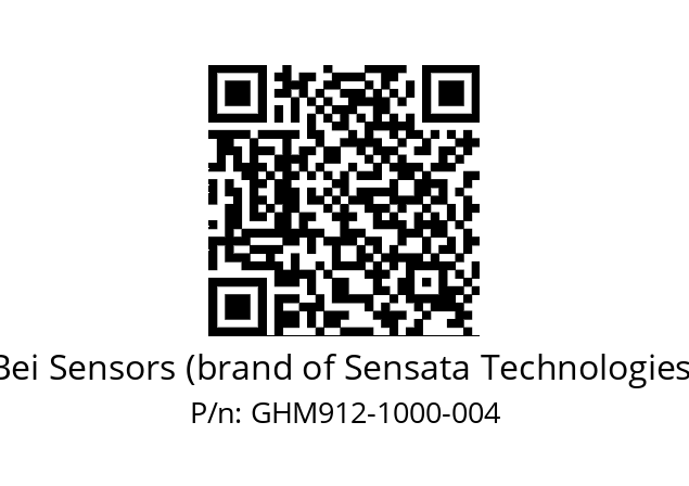  GHM9_12//5G59//01000//G6R// Bei Sensors (brand of Sensata Technologies) GHM912-1000-004