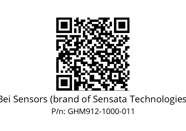  GHM9_12//5G57//01000//G3A020// Bei Sensors (brand of Sensata Technologies) GHM912-1000-011