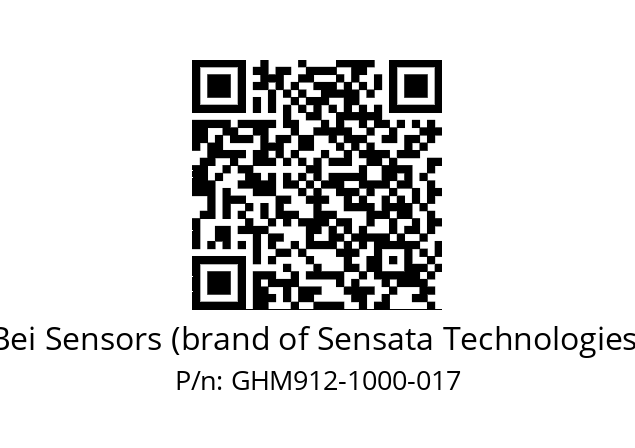  GHM9_12//5G57//01000//G3R020// Bei Sensors (brand of Sensata Technologies) GHM912-1000-017