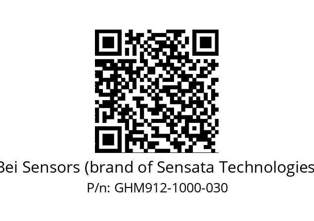  GHM9_12//2G2A//01000//G6A// Bei Sensors (brand of Sensata Technologies) GHM912-1000-030