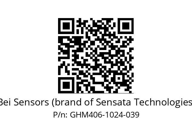  GHM4_06//PG59//01024//G3A020// Bei Sensors (brand of Sensata Technologies) GHM406-1024-039