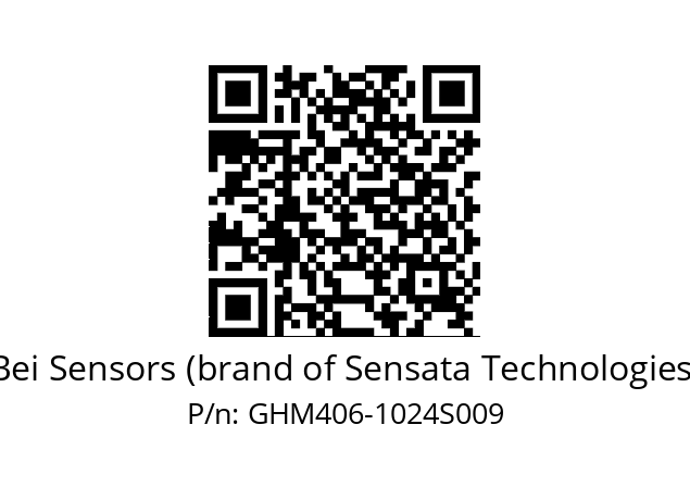  GHM4S06//PG59//01024//G3A020//----8W Bei Sensors (brand of Sensata Technologies) GHM406-1024S009