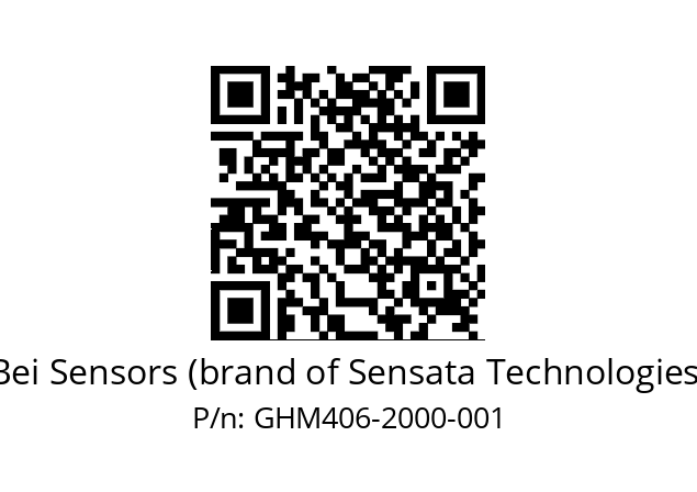  GHM4_06//9G59//02000//G3R005// Bei Sensors (brand of Sensata Technologies) GHM406-2000-001