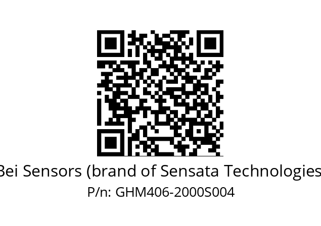  GHM4S06//9G59//02000//G3R050//----8W Bei Sensors (brand of Sensata Technologies) GHM406-2000S004