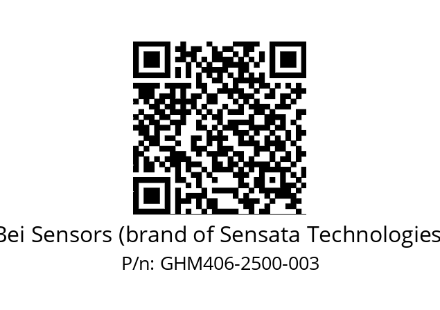  GHM4_06//5G59//02500//G3A005// Bei Sensors (brand of Sensata Technologies) GHM406-2500-003