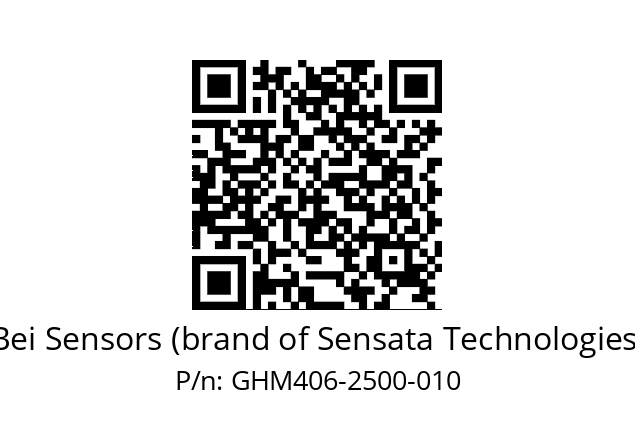  GHM4_06//5G55//02500//G3R005// Bei Sensors (brand of Sensata Technologies) GHM406-2500-010