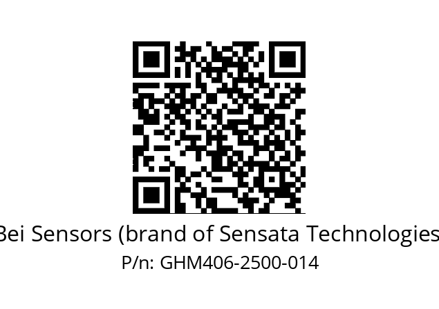  GHM4_06//2G2N//02500//G3R005// Bei Sensors (brand of Sensata Technologies) GHM406-2500-014