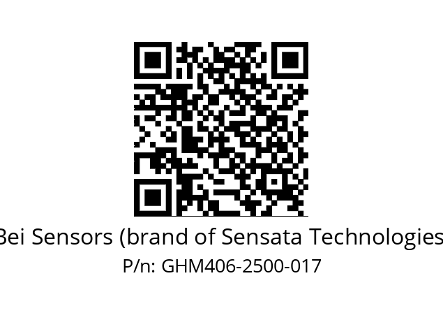  GHM4_06//5G59//02500//GDA// Bei Sensors (brand of Sensata Technologies) GHM406-2500-017