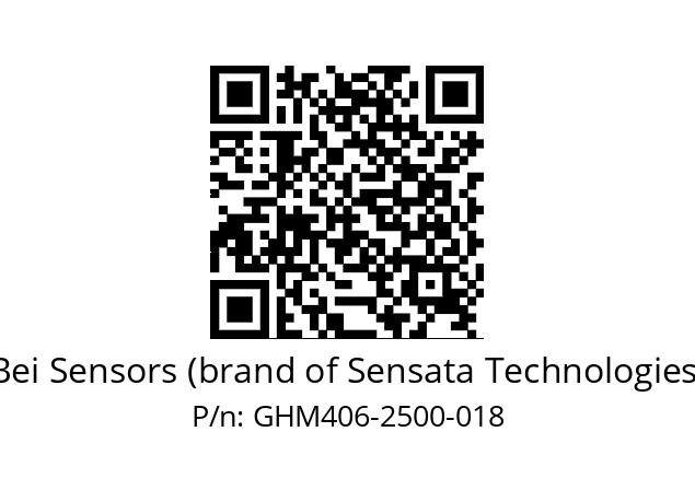  GHM4_06//9G59//02500//G3A030// Bei Sensors (brand of Sensata Technologies) GHM406-2500-018