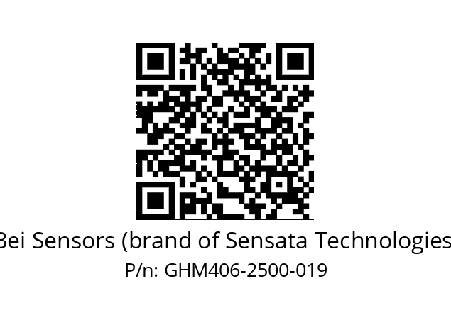  GHM4_06//9G59//02500//G3A010// Bei Sensors (brand of Sensata Technologies) GHM406-2500-019