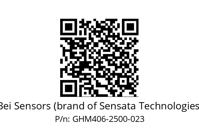  GHM4_06//5G59//02500//G3R020// Bei Sensors (brand of Sensata Technologies) GHM406-2500-023