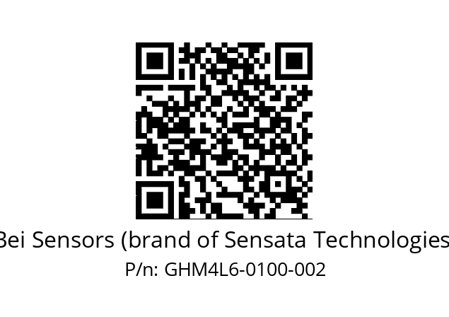  GHM4_L6//5G51//00100//G2A// Bei Sensors (brand of Sensata Technologies) GHM4L6-0100-002