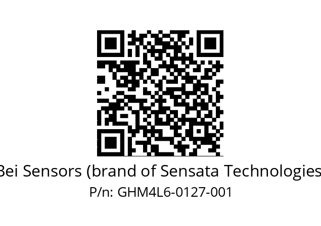  GHM4_L6//5G59//00127//G3R020// Bei Sensors (brand of Sensata Technologies) GHM4L6-0127-001