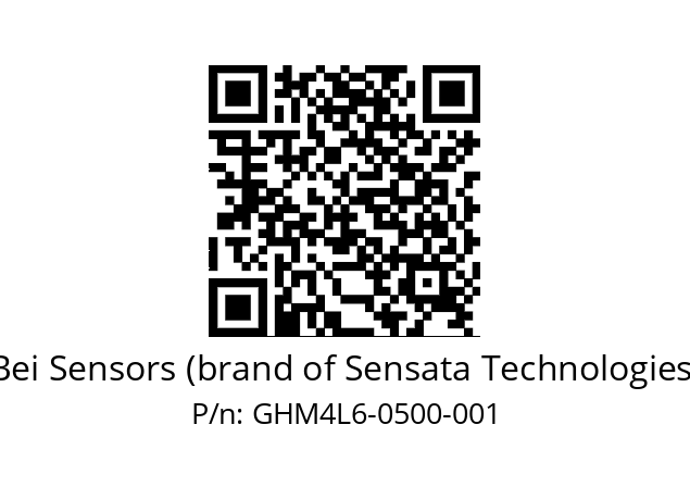  GHM4_L6//5G59//00500//G3A005// Bei Sensors (brand of Sensata Technologies) GHM4L6-0500-001