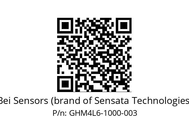  GHM4_L6//5G59//01000//G3R005// Bei Sensors (brand of Sensata Technologies) GHM4L6-1000-003