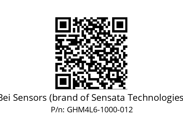  GHM4_L6//2G29//01000//G3A005// Bei Sensors (brand of Sensata Technologies) GHM4L6-1000-012