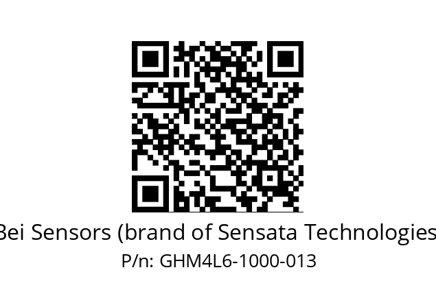  GHM4_L6//2G2A//01000//G3R005// Bei Sensors (brand of Sensata Technologies) GHM4L6-1000-013