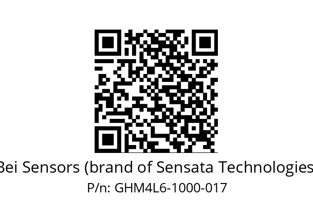  GHM4_L6//9G59//01000//G3A030// Bei Sensors (brand of Sensata Technologies) GHM4L6-1000-017