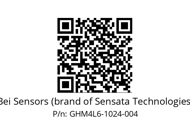  GHM4_L6//PG59//01024//G3R020// Bei Sensors (brand of Sensata Technologies) GHM4L6-1024-004